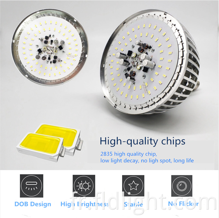 E27 dob design 100w led light bulbs
